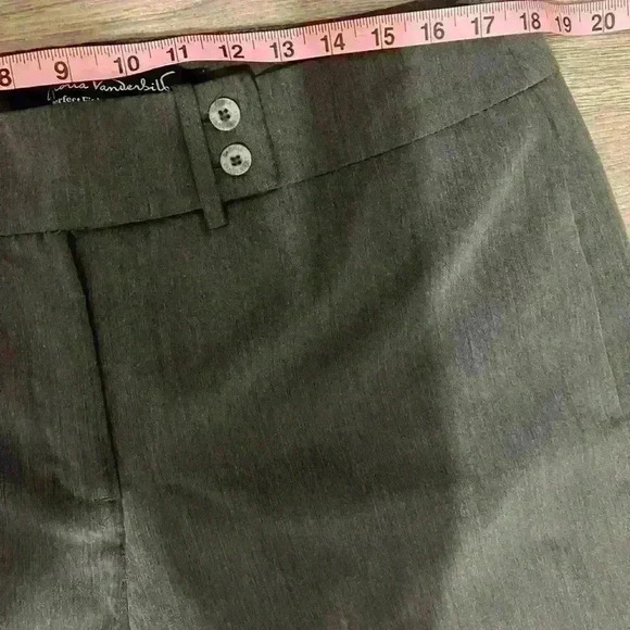 Gloria Vanderbilt Women’s Gray Dress Pants Size 14 - Picture 6 of 10